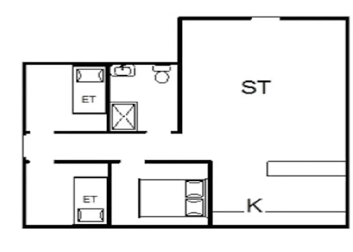 4 Person In 펜션 Nørre Nebel