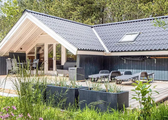 펜션 4 Person In Nørre Nebel